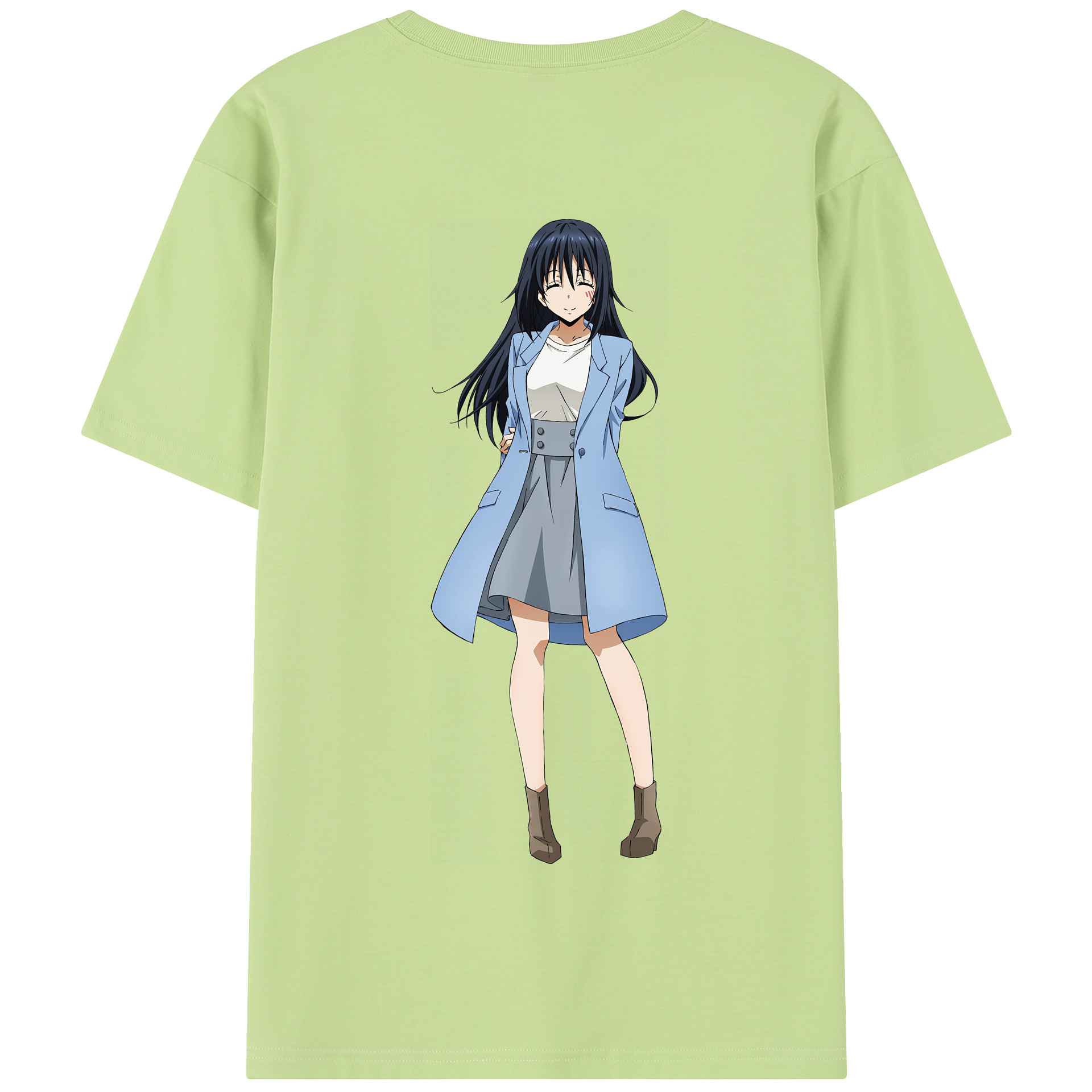 （画像用） 転スラ Regarding Reincarnated to Slime 綿100％半袖Tシャツ（背面プリント）
